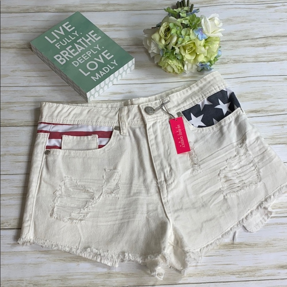 RUFUGE HI-RISE CHEEKY SHORTS NWT